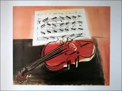 Qui a peint Le violon rouge ?