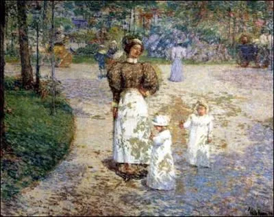 Qui a peint printemps  Central Park ?