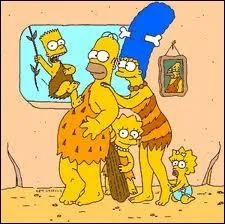 Grand-pre nous a donn cette photo. Elle reprsente la famille Simpson ...