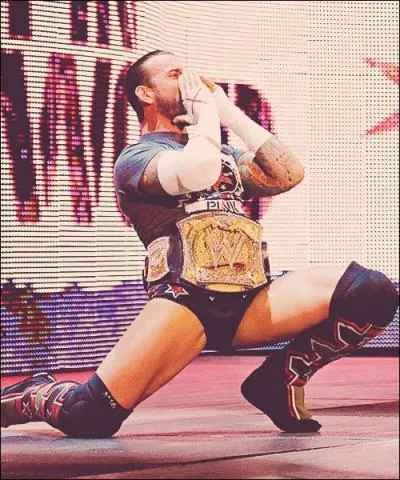 Que crie CM Punk lors de son entre sur le ring ?