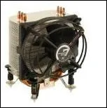 Comment appelle-t-on le composant servant  dissiper la chaleur produite par diffrentes puces lectroniques (comme les processeurs) tel que nous le montre l'image ci-contre ?