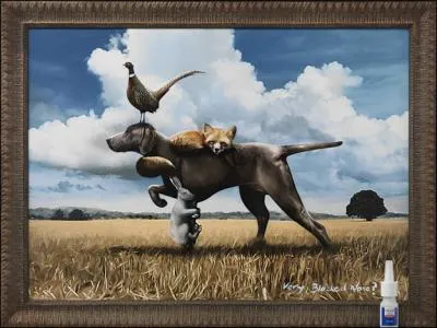 Quel animal ne voyez-vous pas sur ce tableau ?