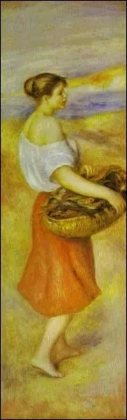 Qui a peint Jeune fille avec un panier de poissons ?