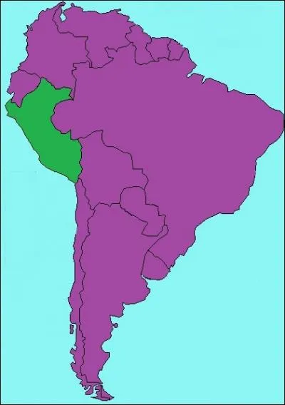 Quel est le nom du pays en vert ?