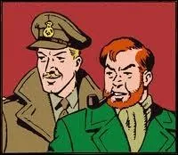 Deux gentlemen mnent l'enqute.  So British  !