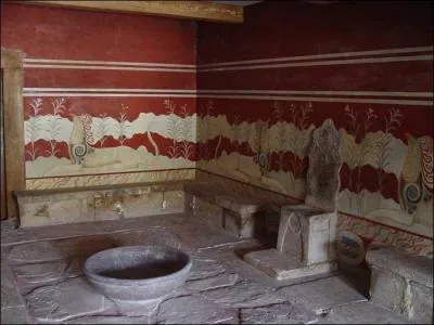 Dans quelle le pouvez-vous voir les vestiges du palais de Cnossos ?