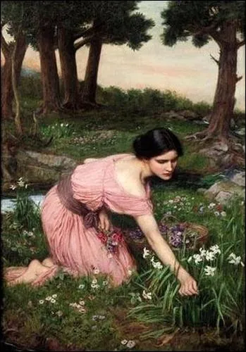 Printemps : Spring spreads one green lap of flowers, 1910