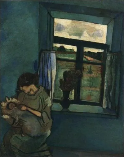 Bella et Ida prs de la fentre.