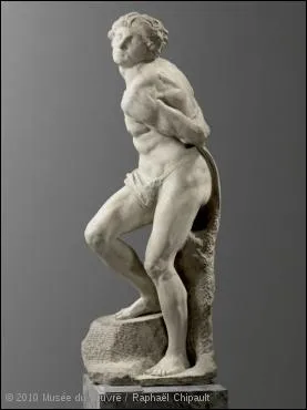 Quel sculpteur et artiste de la Renaissance italienne ralisa ce couple d'esclaves captifs, pour orner le futur tombeau du pape Jules II ?