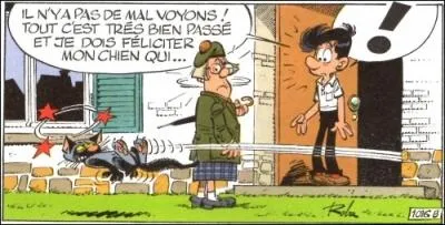 Boule et Bill ont une voisine qui possde un chat siamois. Comment s'appelle-t-il ?