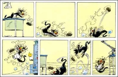 Comment se prnomme le chat de Gaston Lagaffe ?