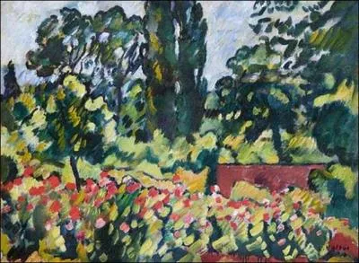 Qui a peint Le jardin fleuri ?