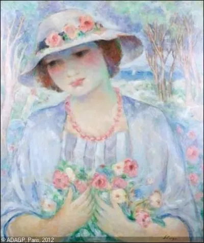Qui a peint Jeune fille au chapeau fleuri ?
