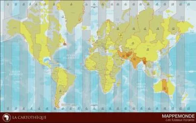 Fuseaux horaires.