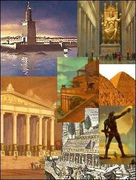 Merveilles du monde antique.