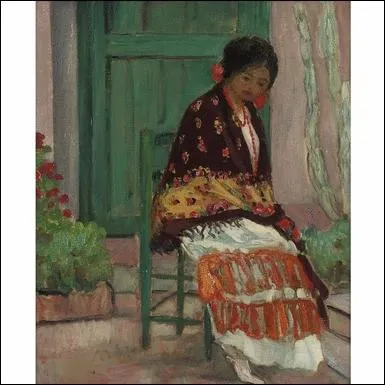 Qui a peint Femme au chle fleuri ?