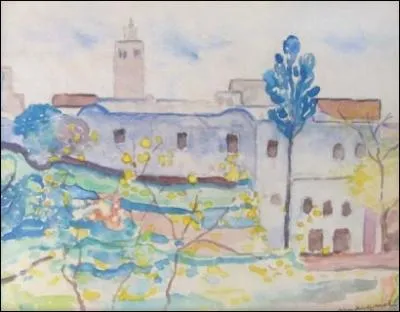 Qui a peint Alger les gents fleuris ?