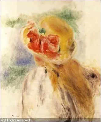 Qui a peint Jeune fille au chapeau fleuri ?