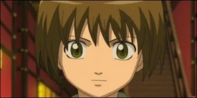 Dans "Gintama", comment s'appelle ce jeune garçon qui vit dans les rues sombres de Yoshiwabara ?