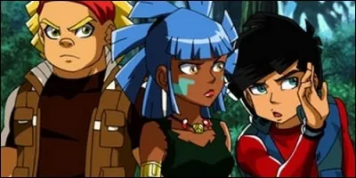 Dans "Redakai", qui forme l'équipe Stax ?