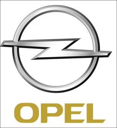 Le logo de la marque  Opel , redessin en 1963, reprsente un clair traversant un cercle ? Quel tait le logo d'origine ?