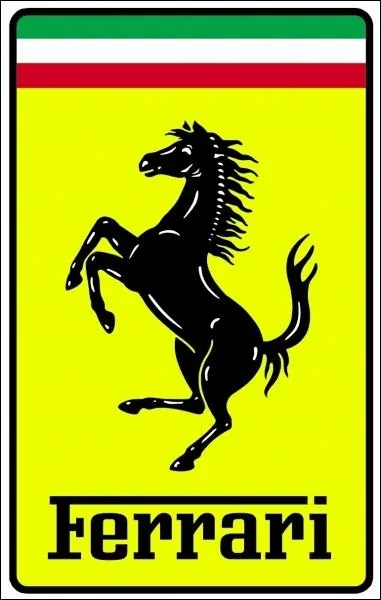 Quelle est l'origine du logo de la marque  Ferrari , avec le fameux cheval cabr ?