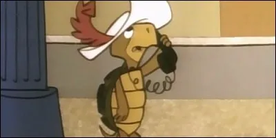 Quel animal est l'associé de Touché la tortue dans le dessin animé du même nom ?