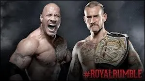 Qui a gagn le match pour le WWE Championship The Rock vs CM Punk  la premire fois ?