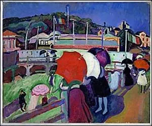 Qui a peint Les trois ombrelles ?