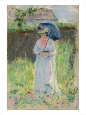 Qui a peint Femme  l'ombrelle ?