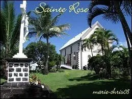 Je me rends  Sainte-Rose, commune Runionnaise o les habitants portent le gentil ...