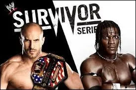 United States Championship, Antonio Cesaro VS R-Truth, qui gagne ?