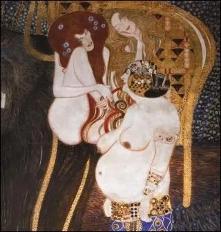 En 1903, quel peintre symboliste est accus de pornographie pour ses tableaux consacrs  la musique de Beethoven ?