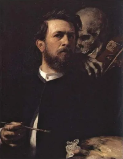 Quel peintre, dessinateur, graphiste et sculpteur symbolique suisse, hant par le thme de la mort, dcde en janvier 1901 ?