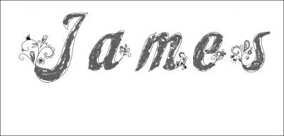 Mon septime, qui est mon huitime, se prnomme James.