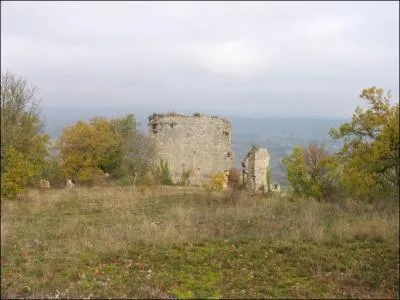 Quelle rivire dominent les ruines du chteau de Taillefer ?