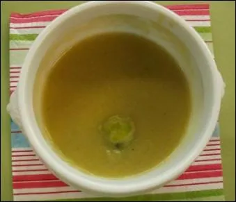 Voici un velout bruxellois compos essentiellement avec :