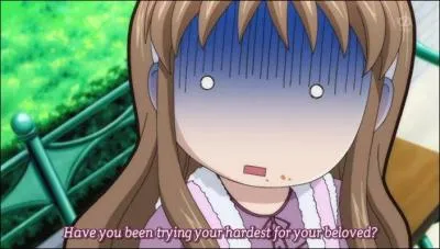 Pourquoi fait-elle cette tte ?