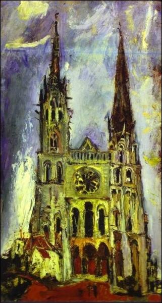 Qui a peint la cathdrale de Chartres en 1934 ?