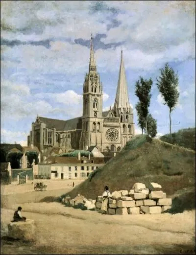 Cette cathdrale peinte en 1830 est expose au Louvre ?