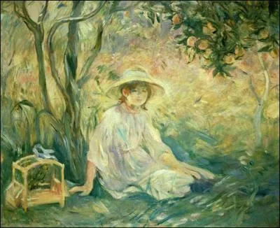 Une jeune fille peinte par une jeune femme :