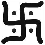 Quel mouvement religieux ou personnage a pour symbole le svastika (signe qui inspira Hitler pour créer la croix gammée) ?