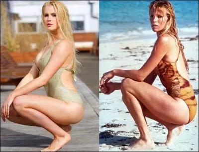 Telle mre, telle fille... Cette fille de star ge de 17 ans prend la mme pose que sa mre trente ans plus tard. Il s'agit de :