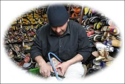 Quels sont les produits utiliss dans la fabrication de la babouche de la rgion de Sousse depuis les annes 60 ?