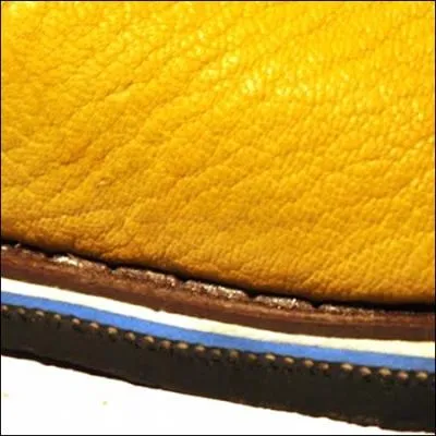 Avec quelle peau est fabriqu le cuir destin  la fabrication de la babouche marocaine ?