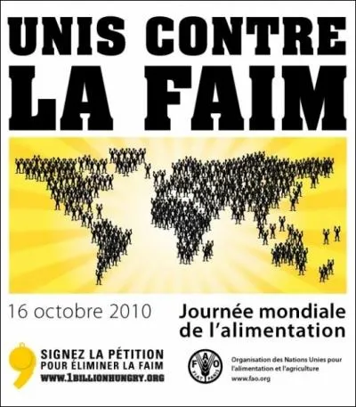 Quand a lieu la journe internationale de l'Alimentation ?