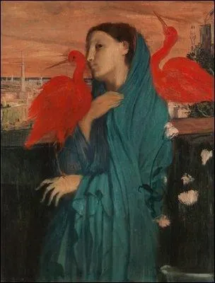 Est-ce Degas qui a peint Jeune femme avec Ibis ?