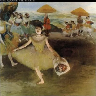Est-ce Degas qui a peint cette danseuse ?