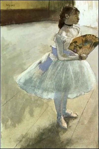 Est-ce Degas qui a peint Danseuse  l'ventail ?