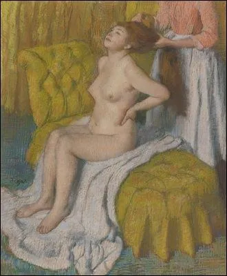 Est-ce Edgar Degas qui a peint Femme se faisant peigner ?